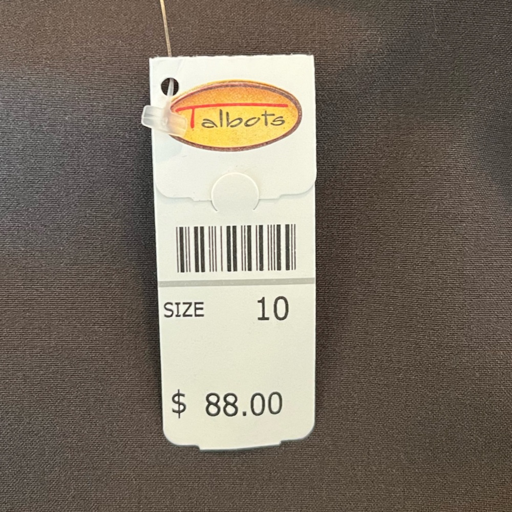 Talbots Vintage Grey Stretch Pencil Skirt with Belt 10 - Picture 7 of 7
